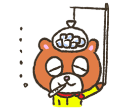 Invited bear "Mr. KUMAO" sticker #5834934