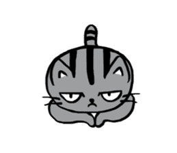 Silver tabby kitten SASUKE sticker #5836715