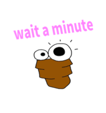 Bagworm chan 5 ( English sticker #5837031