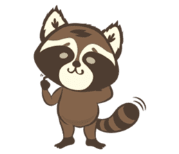 littleCoon sticker #5837131