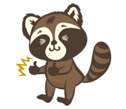 littleCoon sticker #5837133