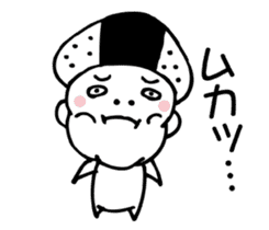 Mr.Happy ONIGIRI sticker #5837161