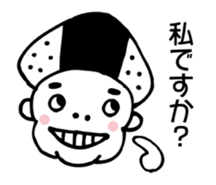 Mr.Happy ONIGIRI sticker #5837165
