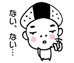 Mr.Happy ONIGIRI sticker #5837177