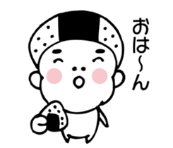 Mr.Happy ONIGIRI sticker #5837178