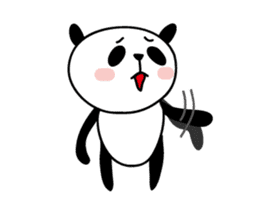 papipupe panda sticker #5837195