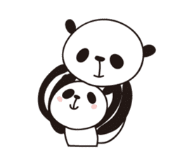 papipupe panda sticker #5837202