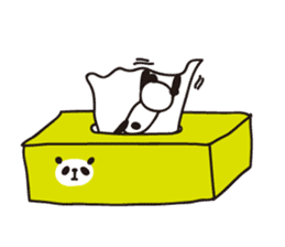 papipupe panda sticker #5837233