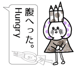 English vol.2 in Tohoku dialect of Japan sticker #5838380