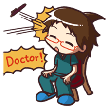 Adorable Medical Team (English Version) sticker #5838773