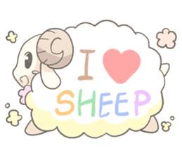 Plum blossom Sheep sticker #5838994