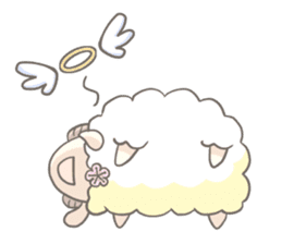 Plum blossom Sheep sticker #5839033
