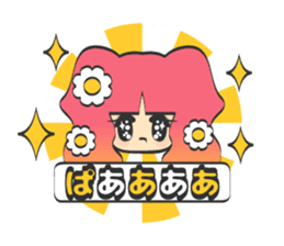 kirakira girl sticker #5839437