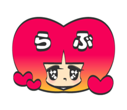 kirakira girl sticker #5839443