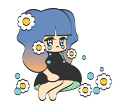 kirakira girl sticker #5839444