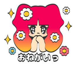 kirakira girl sticker #5839447