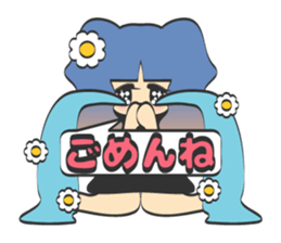 kirakira girl sticker #5839452