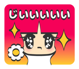 kirakira girl sticker #5839465