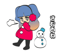 kirakira girl sticker #5839468