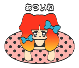 kirakira girl sticker #5839469