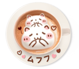 It is Latte art softly. sticker #5839477