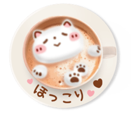 It is Latte art softly. sticker #5839484