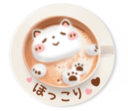 It is Latte art softly. sticker #5839484