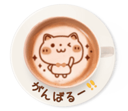 It is Latte art softly. sticker #5839486