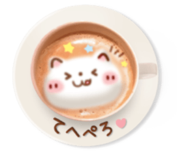 It is Latte art softly. sticker #5839487