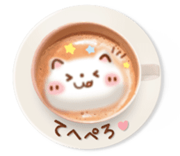 It is Latte art softly. sticker #5839487