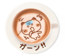 It is Latte art softly. sticker #5839489
