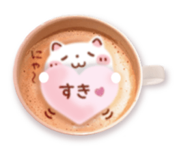 It is Latte art softly. sticker #5839495