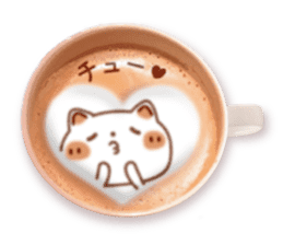 It is Latte art softly. sticker #5839500