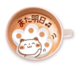 It is Latte art softly. sticker #5839501