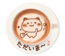 It is Latte art softly. sticker #5839502