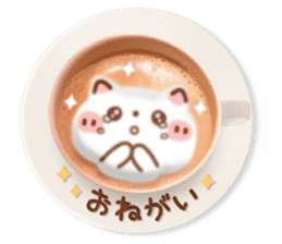 It is Latte art softly. sticker #5839505