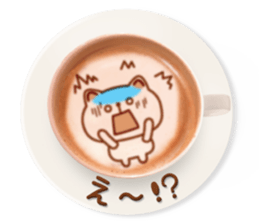 It is Latte art softly. sticker #5839506
