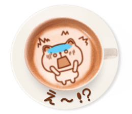 It is Latte art softly. sticker #5839506