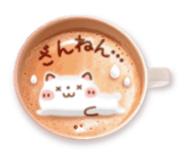 It is Latte art softly. sticker #5839507