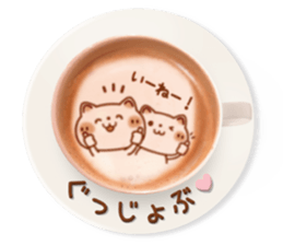 It is Latte art softly. sticker #5839509