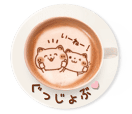 It is Latte art softly. sticker #5839509