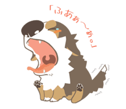 BerneseMountainDog-kurukuru no shippo- sticker #5839563