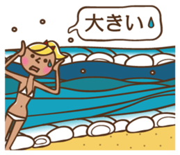Surfer girls sticker #5839596