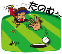 Moyoshi's golf sticker sticker #5840282