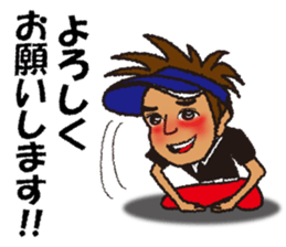 Moyoshi's golf sticker sticker #5840283