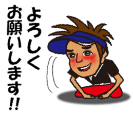 Moyoshi's golf sticker sticker #5840283