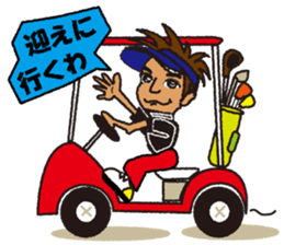 Moyoshi's golf sticker sticker #5840287
