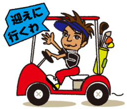 Moyoshi's golf sticker sticker #5840287