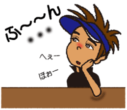 Moyoshi's golf sticker sticker #5840292