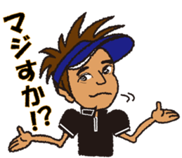 Moyoshi's golf sticker sticker #5840294